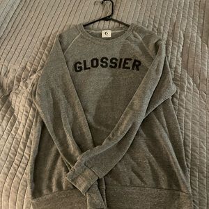 Glossier gray sweater